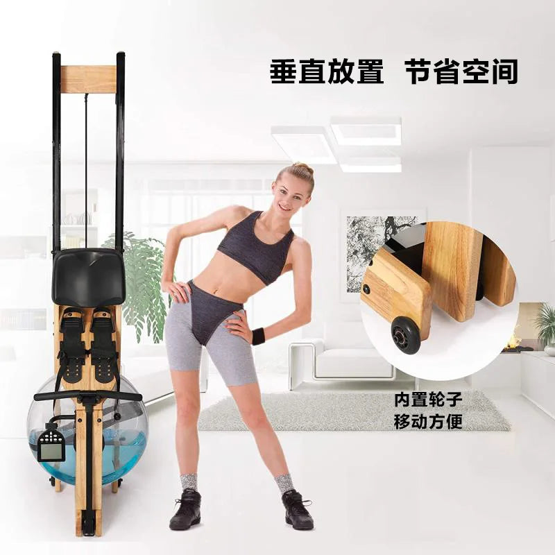 Water Resistance Rowing Machine, Touch Screen,