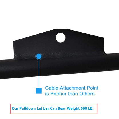 29/ 39/ 48 Inch Wide Grip Lat Pull down Bar