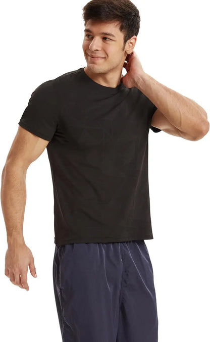 Dry Fit Shirts - Men Lightweight Athletic  Short-sleeve