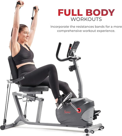 Smart Indoor Recumbent Bike Trainer, Cycling Machine