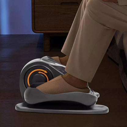 Portable Foot Pedal Exerciser for Home Workout with LCD Display, Remote Control, Motorized Elliptical Trainer for Seniors Adults