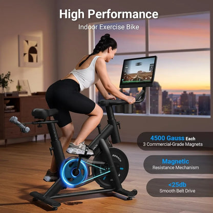 Exercise Bike, Exclusive App, 300lbs Weight Capacity