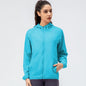New Women outdoor sports skin windbreaker waterproof windproof lightweight breathable quick dry clothes cycling long sleeve coat