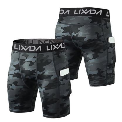 Lixada 3 Pack Men Sports Shorts L Size Active Workout Underwear with Pocket