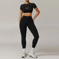 3 Piece Yoga Set Workout Outfits Women Tracksuit Jacket Sport Bra High Waist Leggings Fitness Long Sleeve Gym Zipper Sportswear