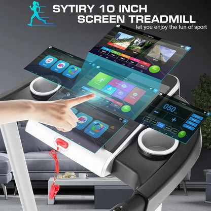 Treadmill / Touch Screen, 3.25HP Treadmills with TV WiFi,