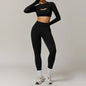 3 Piece Yoga Set Workout Outfits Women Tracksuit Jacket Sport Bra High Waist Leggings Fitness Long Sleeve Gym Zipper Sportswear