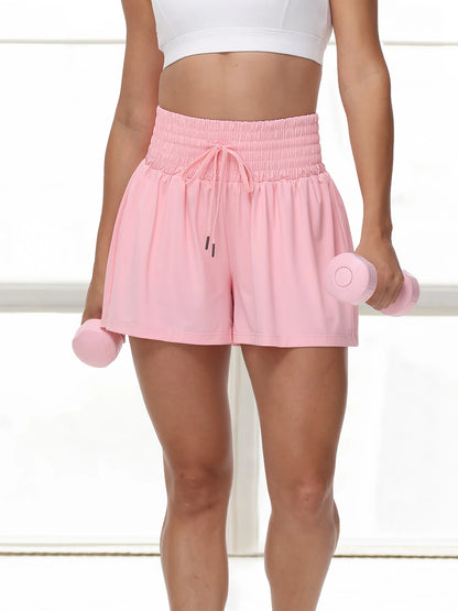 2 in 1 Athletic Shorts for Women High Waisted Gym Yoga Workout Running Tennis Skort Golf Shorts Pocket Clothes Casual Summer