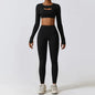 3 Piece Yoga Set Workout Outfits Women Tracksuit Jacket Sport Bra High Waist Leggings Fitness Long Sleeve Gym Zipper Sportswear