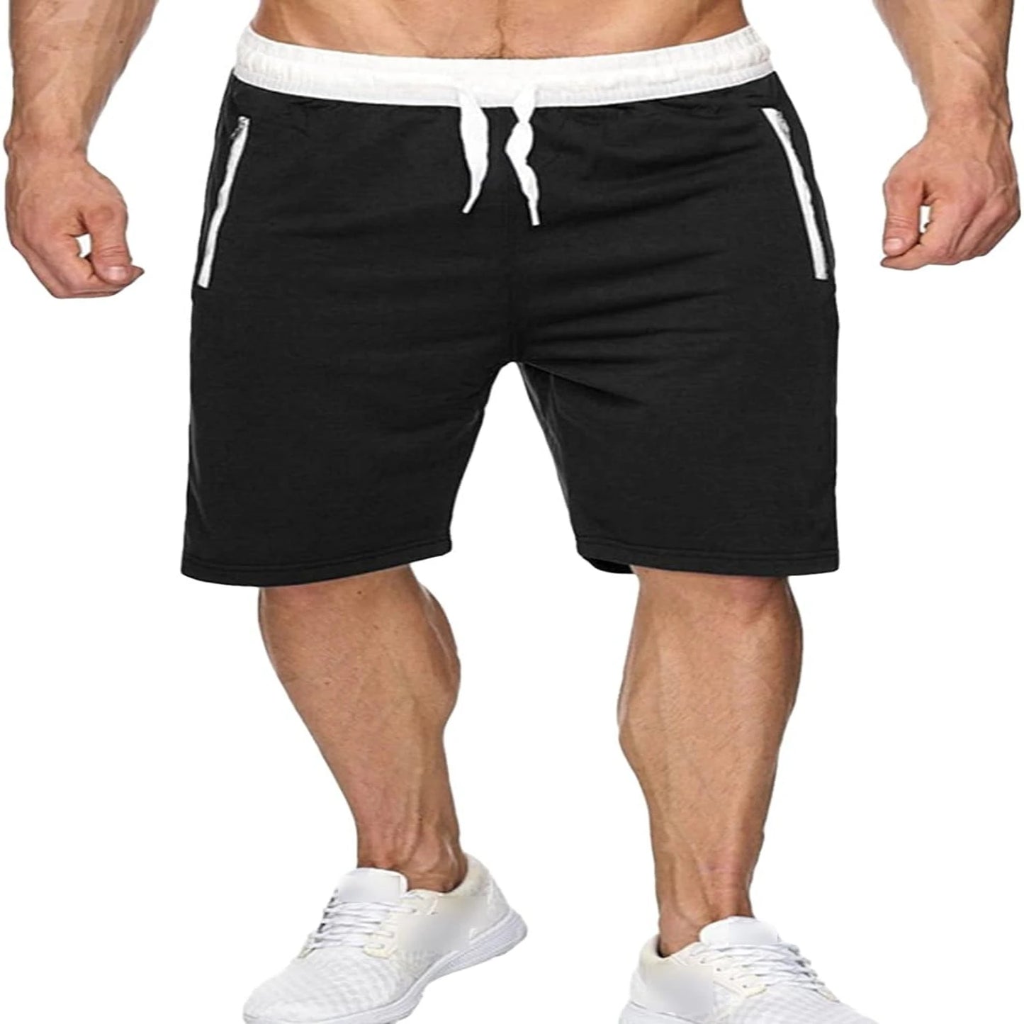 Mens fashionable, versatile, and comfortable athletic shorts.