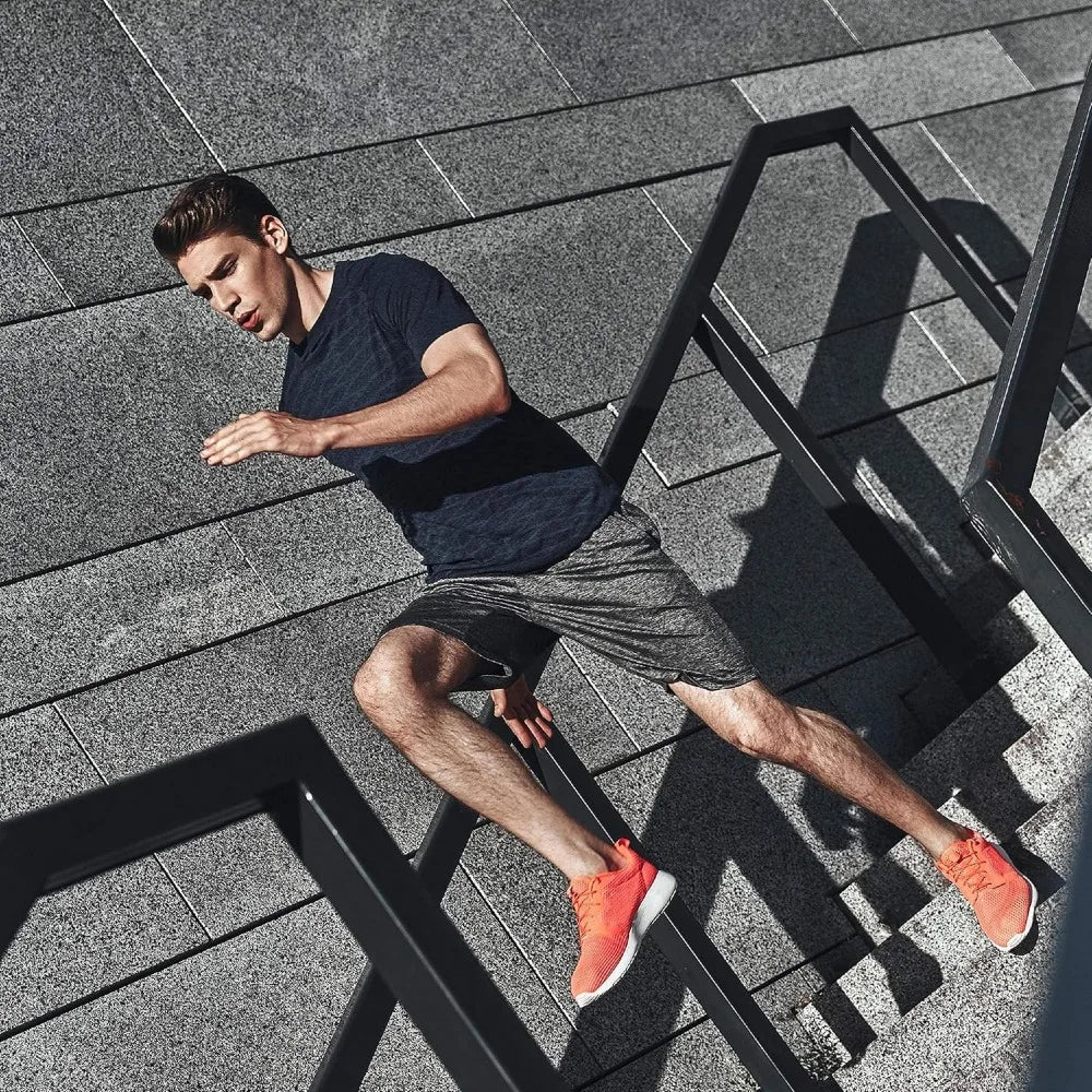 Athletic Shorts for Men with Pockets and Elastic Waistband Quick Dry Activewear