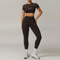 3 Piece Yoga Set Workout Outfits Women Tracksuit Jacket Sport Bra High Waist Leggings Fitness Long Sleeve Gym Zipper Sportswear