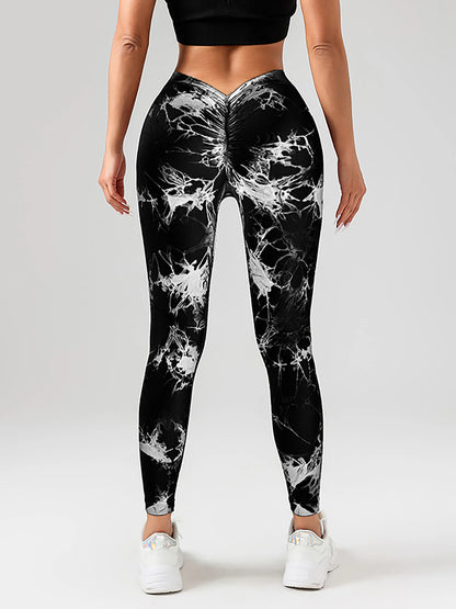 Scrunch Butt Lifting V Back Yoga Pants