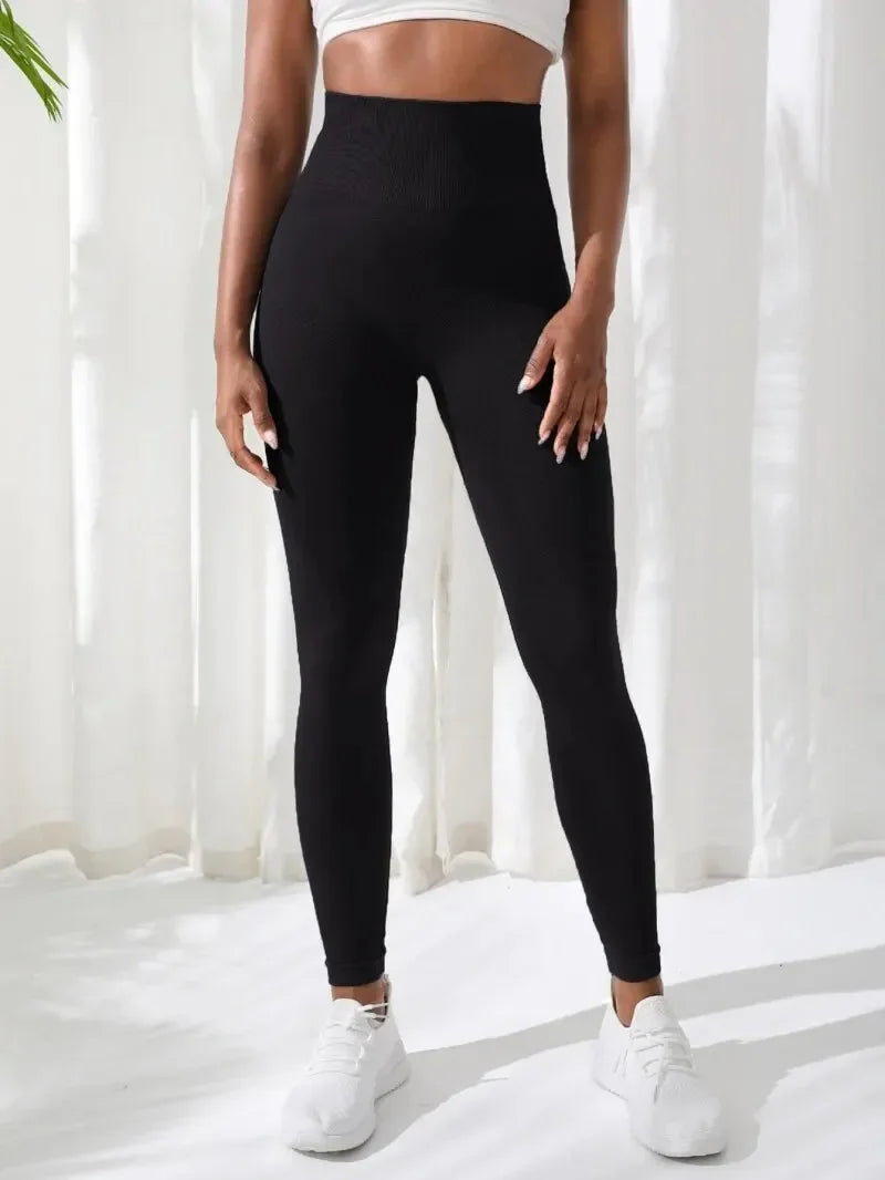 Women Yoga Pants Seamless Stretchy High Waist