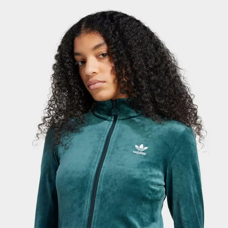 adidas | Women's adidas Originals Essentials Velvet Fitted Track Top