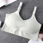 Women Seamless Brassiere Bra Full Cup Breathable Bralette Wire Free Comfort Sleep Bra Running Fitness Top High Quality Sport Top