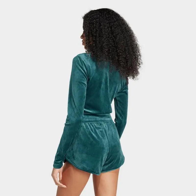adidas | Women's adidas Originals Essentials Velvet Fitted Track Top