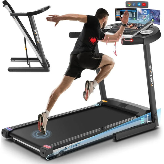 Treadmill / Touch Screen, 3.25HP Treadmills with TV WiFi,