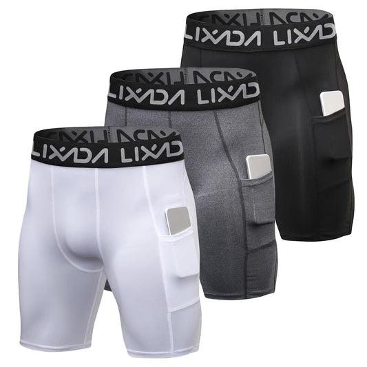 3 Pack Men's Active Workout Underwear W/ Pocket