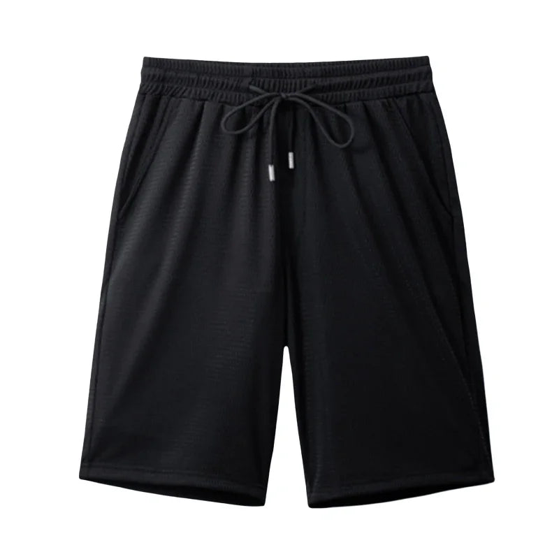 Summer Breathable Men Mesh Shorts Gym Bodybuilding Casual Loose Shorts Joggers Outdoor Fitness Beach Short Pants Sweatpant L-4XL