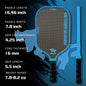 HTPICK Hot pressed Titanium Wire Cloth Pattern Carbon Fiber T700 Pickleball High end Professional Match Racer Pickleb