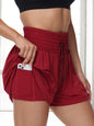 2 in 1 Athletic Shorts for Women High Waisted Gym Yoga Workout Running Tennis Skort Golf Shorts Pocket Clothes Casual Summer