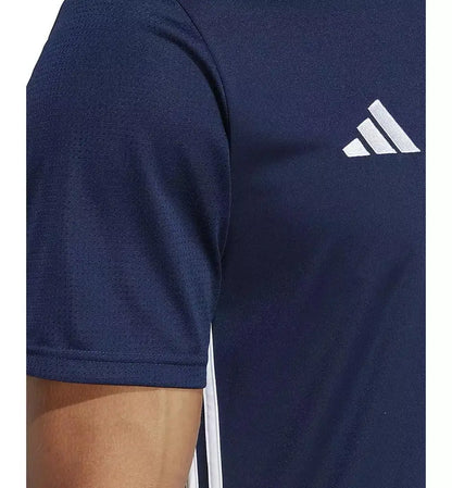 Adidas Men's Slim Fit round Neck Running T-Shirt Short Sleeve Sportswear in Black White Blue