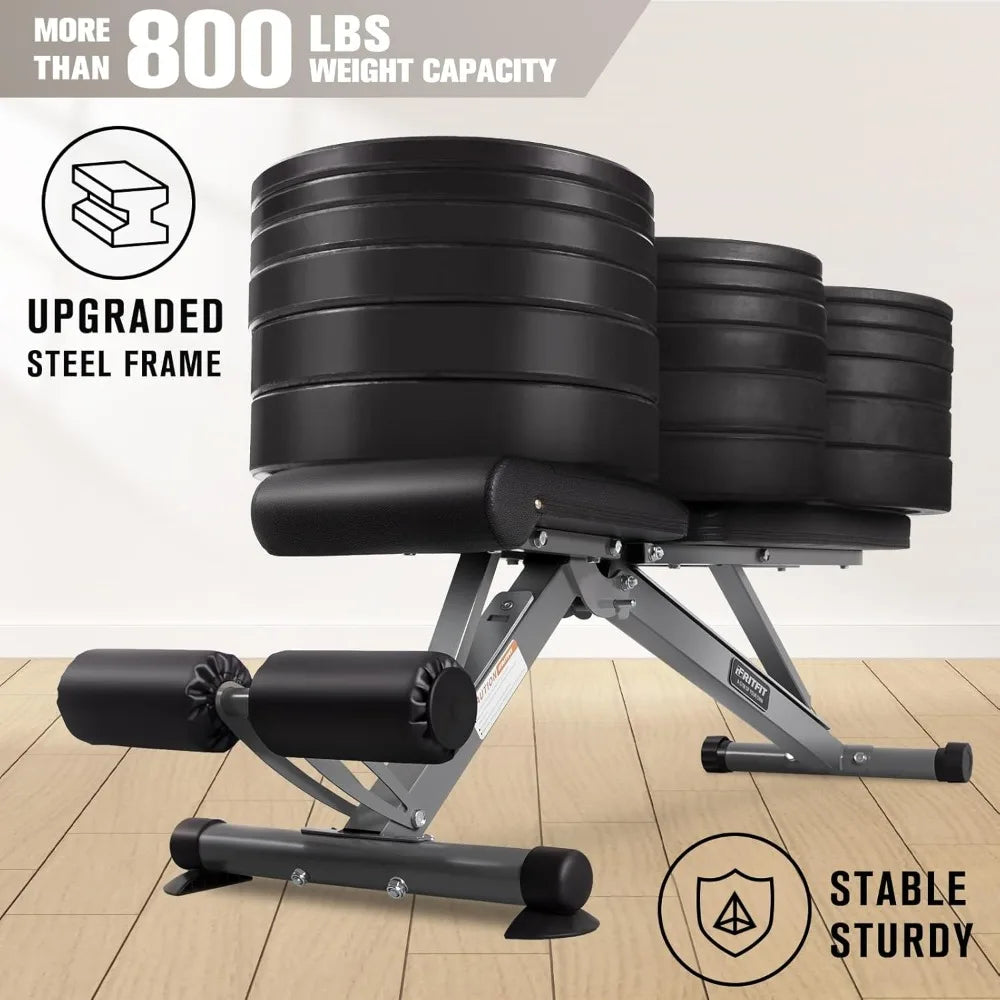 Adjustable/Foldable Utility Weight Bench Bonus Workout Poster