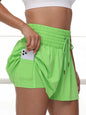 2 in 1 Athletic Shorts for Women High Waisted Gym Yoga Workout Running Tennis Skort Golf Shorts Pocket Clothes Casual Summer