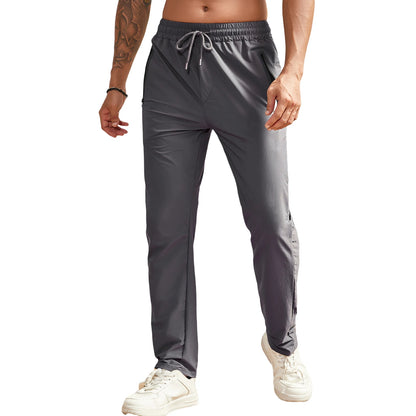 Men s Performance Joggers Lightweight Elastic Waist Athletic Pants with Drawstring and Pockets for Casual Wear