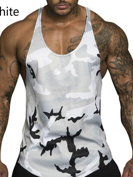 Mens Sleeveless Workout Fitness Muscle Tank Tops