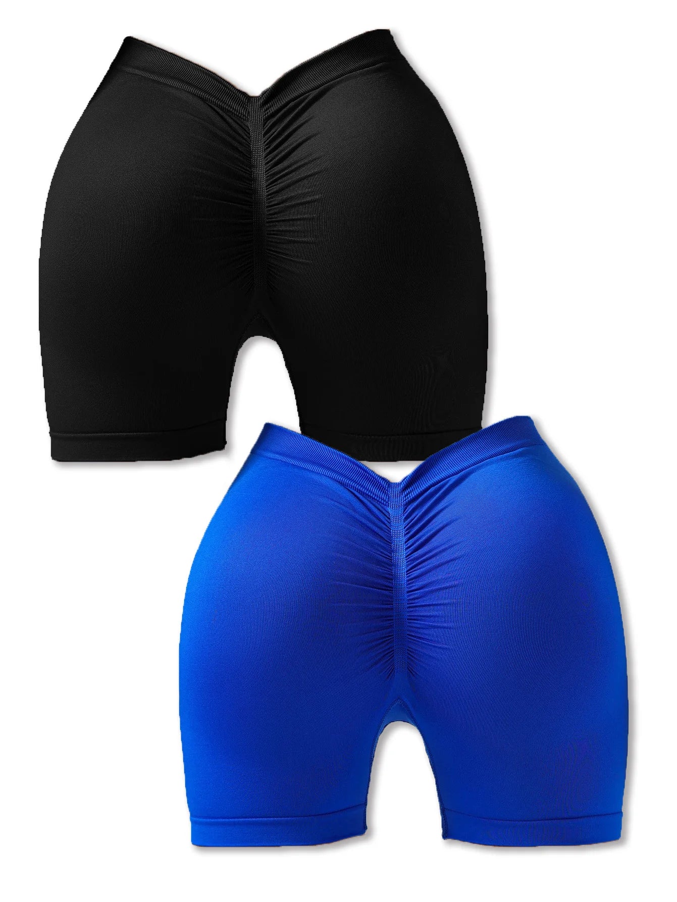 2 Pack Women's Booty Lifting Shorts, Compression Short,