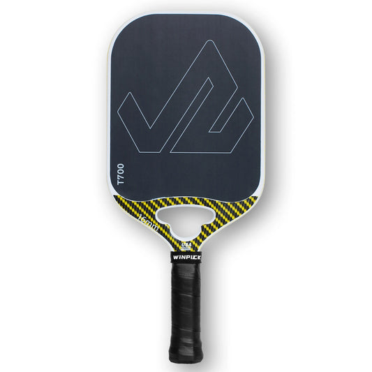 Winpick Professional Thermoformed Raw T700 Carbon Pickleball Paddle USAPA Approved Edgeless for Unmatched Control and Power