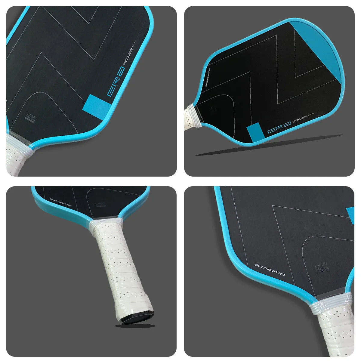 Pickleball Paddles ERA Power Pro Player Edition Dynamic Fusion Core 16mm Thermoformed Elongated Shape Carbon Fiber