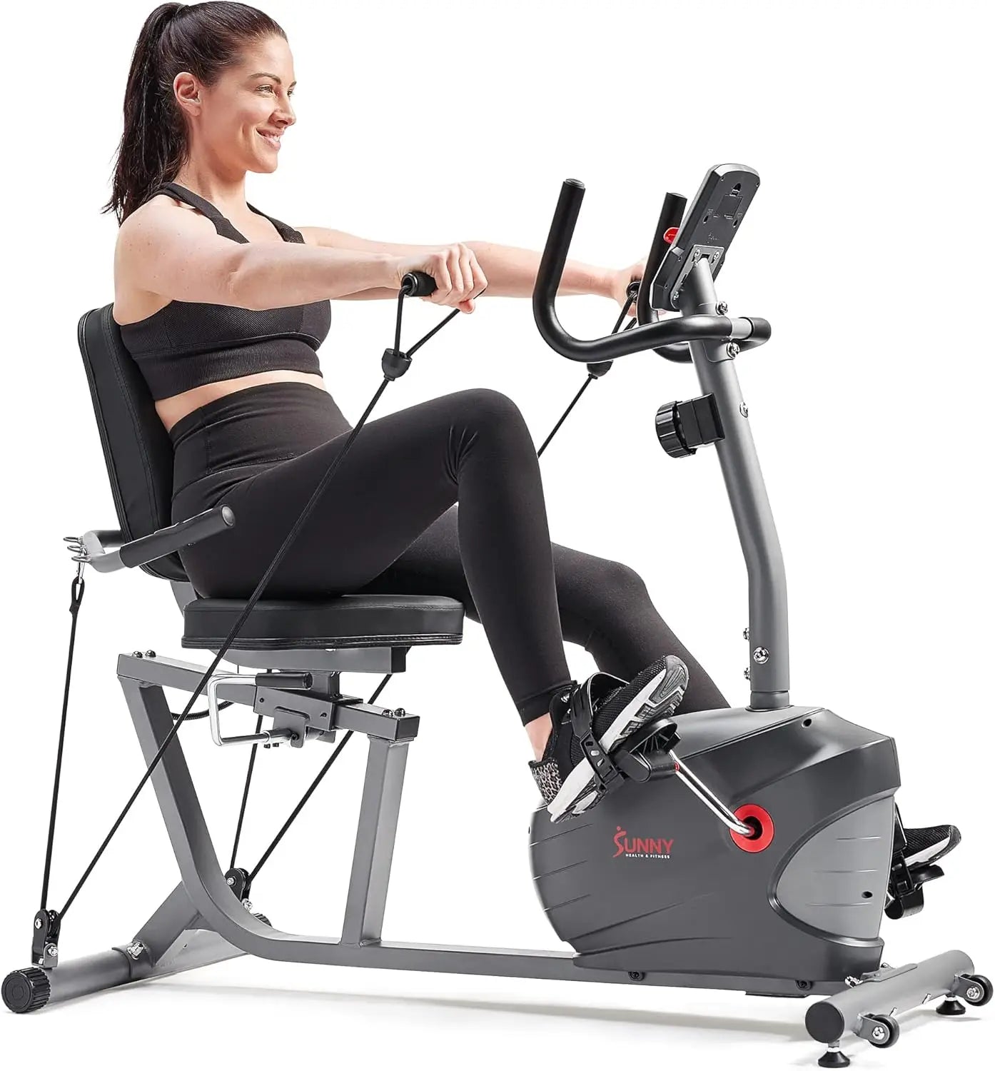 Smart Indoor Recumbent Bike Trainer, Cycling Machine