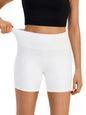 Women's S High Waist Shorts with Pocket Gym Yoga Exercise Running Spandex Riding Tights Sweat-Absorbent Breathable Summer Fashion