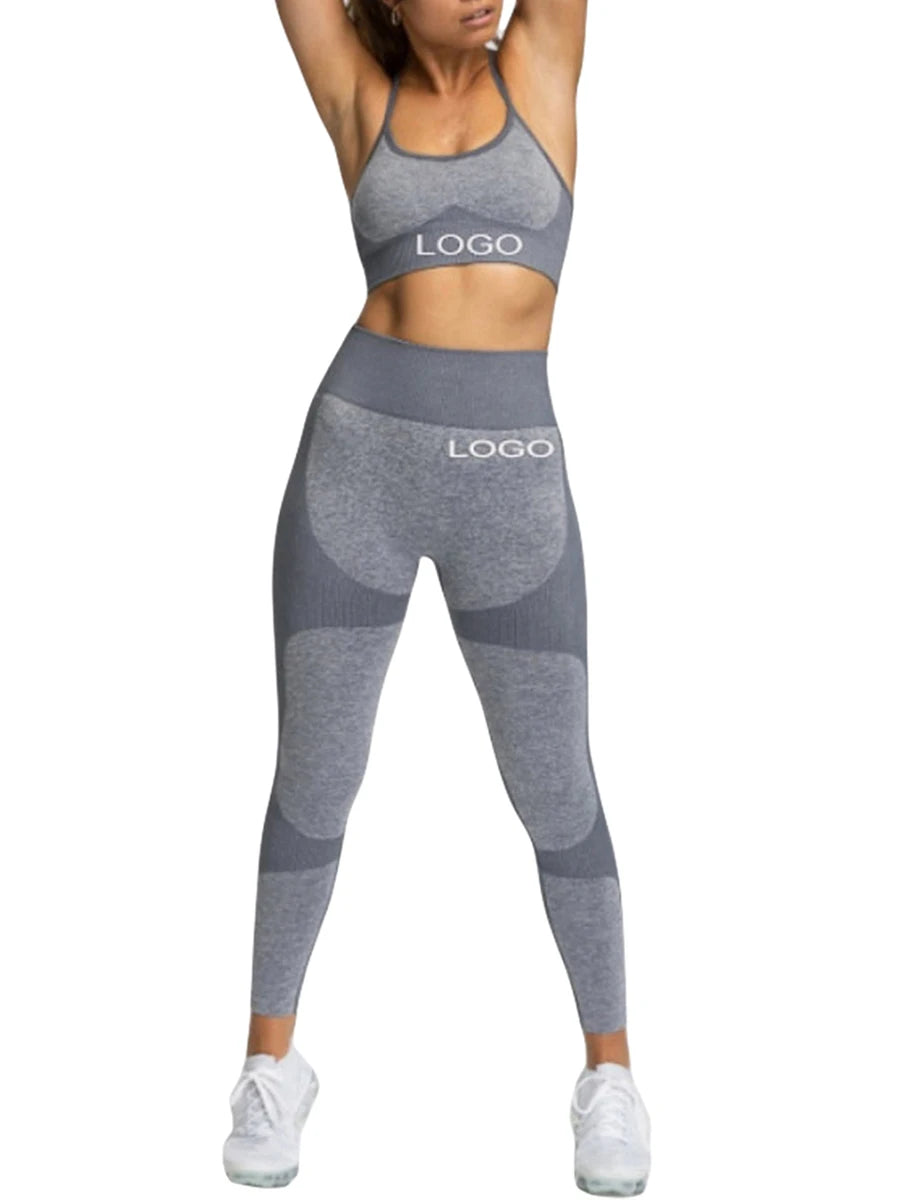 Women s Yoga Outfit Sleeveless Crop Top with Leggings