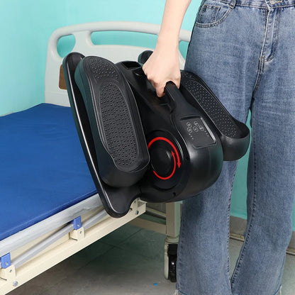 Under Desk Elliptical Machine, Adjustable Speeds Elliptical Trainer with Remote Control, Seated Pedal Exerciser