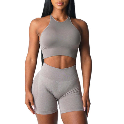 Womens Seamless Sports Bra Sleeveless Yoga Workout