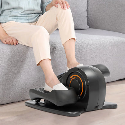 100-240V 50W Electric Elliptical Trainer with LED Screen Foot Pedal Exerciser Under Desk Elliptical Machine for Home Exercise