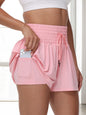 2 in 1 Athletic Shorts for Women High Waisted Gym Yoga Workout Running Tennis Skort Golf Shorts Pocket Clothes Casual Summer