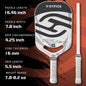 HTPICK Pickleball Carbon Fiber T700 Hot Pressed Borderless Integrated Molding High end Professional Enhanced Rotation Pickleball