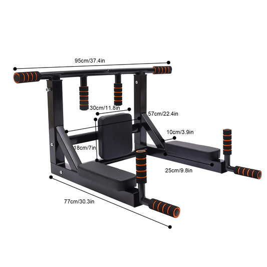 Wall Mounted Pull / Chin Up Dip Bar
