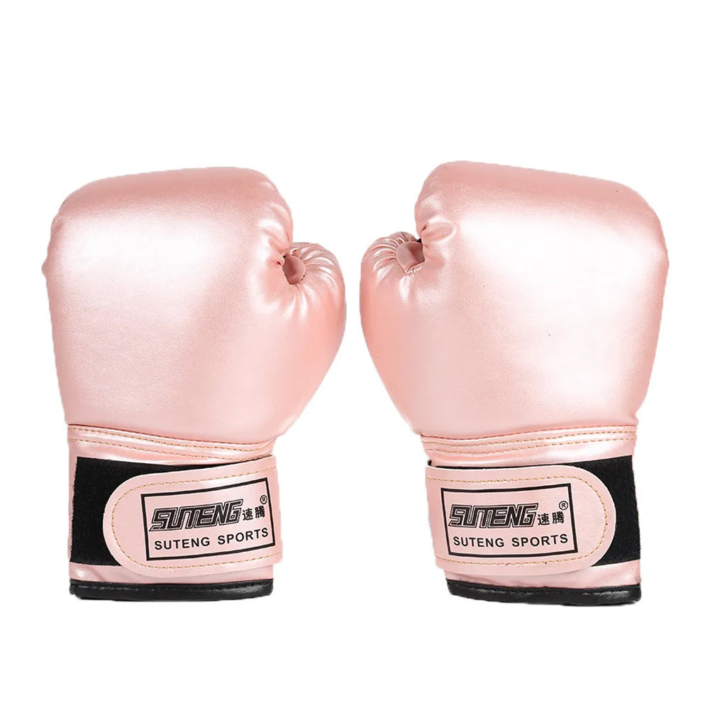 2pcs Leather Sponge Boxing Training Mitts Kids