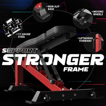 Multi-Function Machine, 2200lbs Squat Rack with LAT-Pull Down