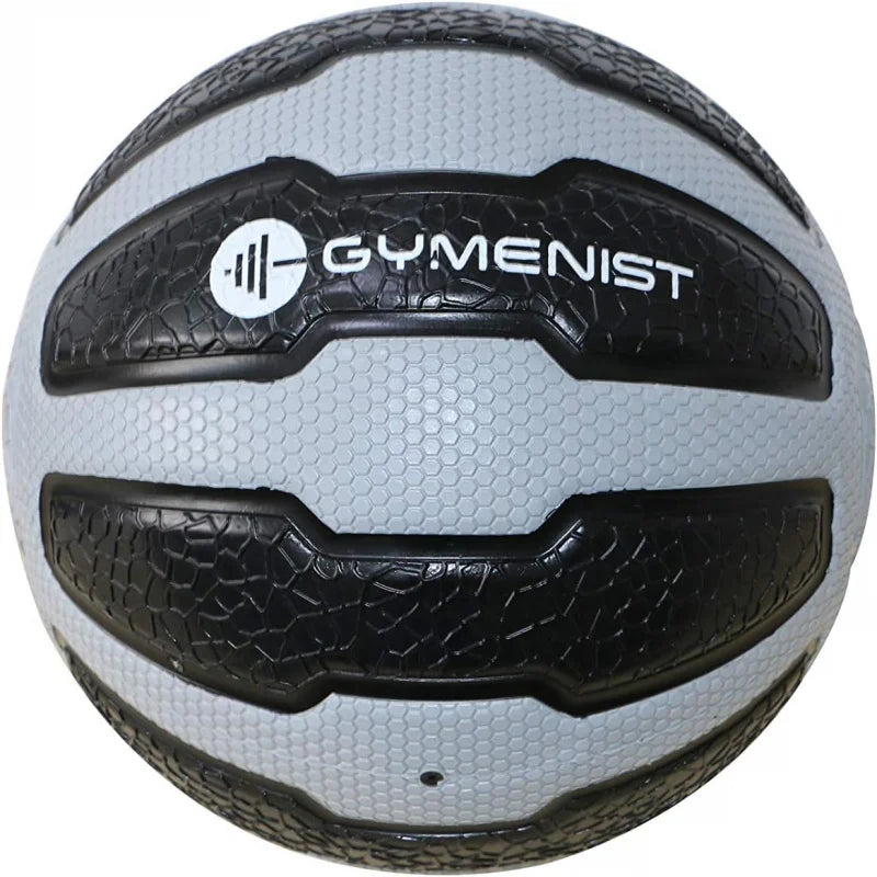 Rubber Medicine Ball with Textured Grip, Available in 9 Sizes, 2-20 LB, Weighted Fitness Balls,Improves Balance and Flexibility