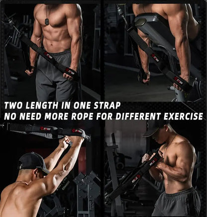 Triceps Rope Long Pull Down Attachment