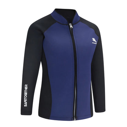 Women's Long Sleeve 2mm Wetsuit Top Jacket Warm