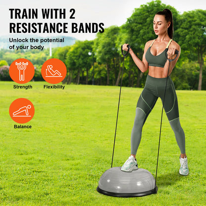 Half Exercise Ball Trainer 23 inch Balance Ball