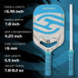 HTPICK Pickleball Carbon Fiber T700 Hot Pressed Borderless Integrated Molding High end Professional Enhanced Rotation Pickleball